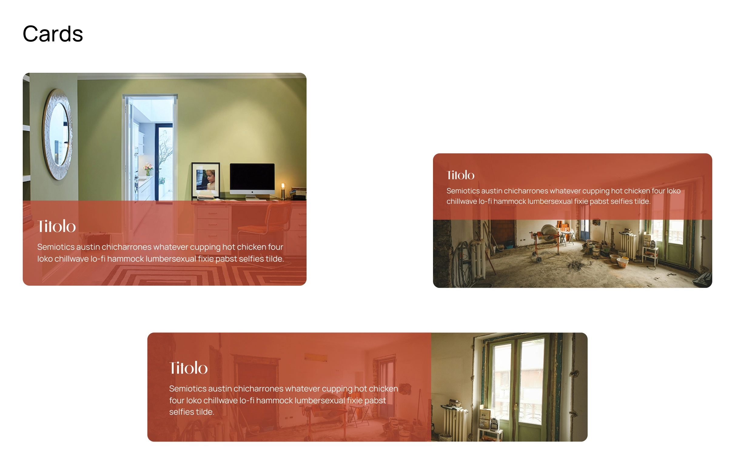 Francesca Noli website cards